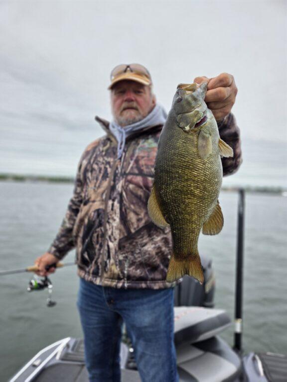 Fat Erie smallmouth bass from May