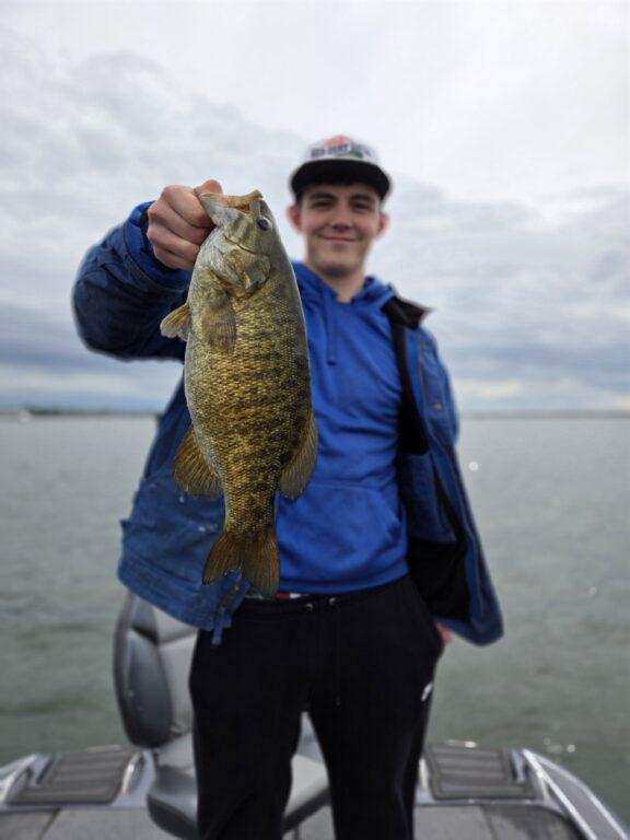 May Presque Isle Smallmouth Bass with Big Fat Bass Guide Service